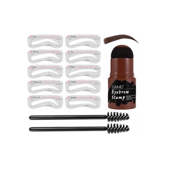 Feutres Pinceaux Pour Sourcils Noir - Mise En Forme Et Teinture - Marque MAKKI