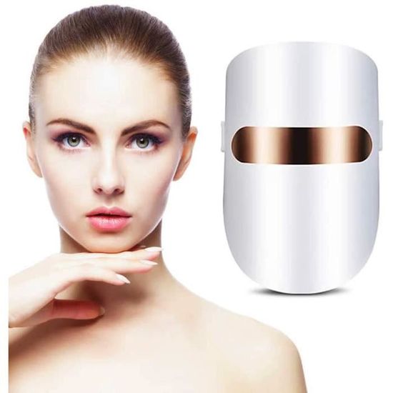 Masque led visage luminotherapie anti acné pour skin care Dispositif de lampe de photothérapie Rajeunissement de la peau Spectral