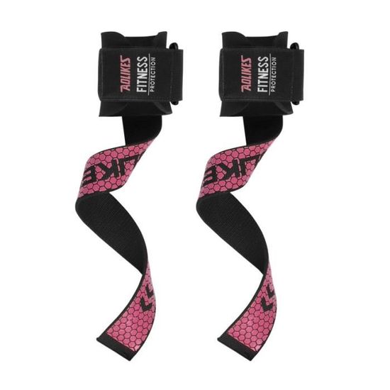DAWRIS Sangles De Poignet De Musculation ×2 – Avec Anneaux En D Et Bandeau De Sport Offert ! Idéal Pour Haltérophilie, Fitness & Gym