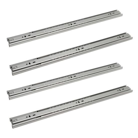 Glissières de tiroirs,Glissières Pour Tiroirs à Roulement à Billes Fermeture Amortie et
