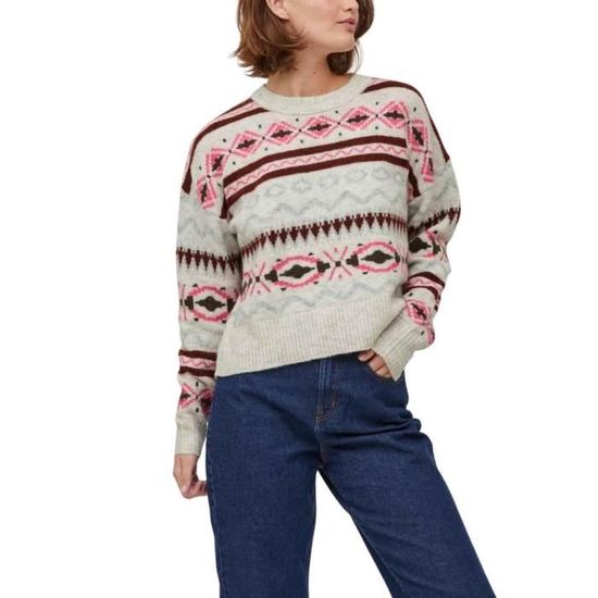 Pull Jacquard Pour Femme