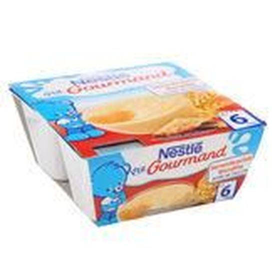 Nestle P Tit Gourmand Semoule Au Lait Biscuitee 4x100 G Des 6 Mois Cdiscount Au Quotidien