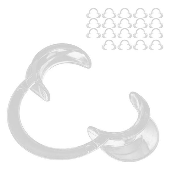 Lot De 10 écarteurs Buccaux En Y - Rétracteur De Joues, Lèvres - Pour Soins Dentaires, Photographie - Usage Unique/pro