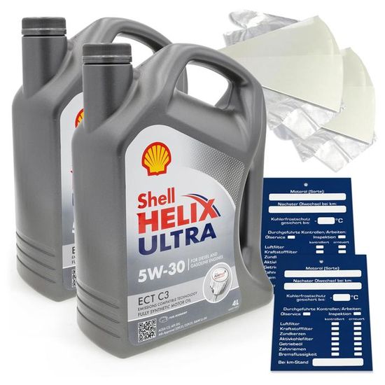 Aceite 5w30 Shell Helix Ultra Ect C3 Dpf Sn 4 Litros | Cuotas Sin Interés