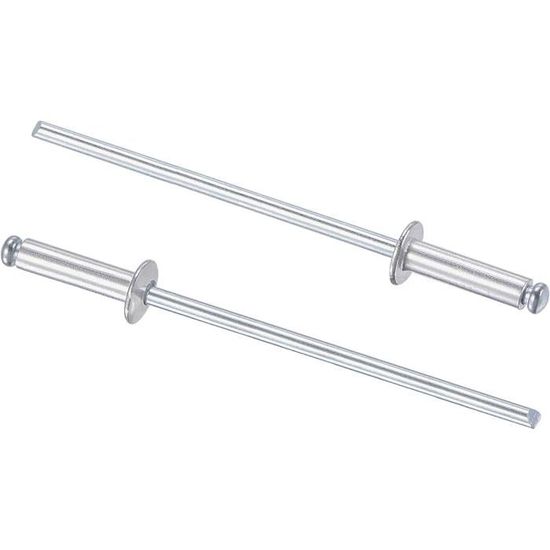 Lot de 10 rivets à tête ronde et vis en alliage de zinc massif pour ceinture, sangles, sac (10 mm