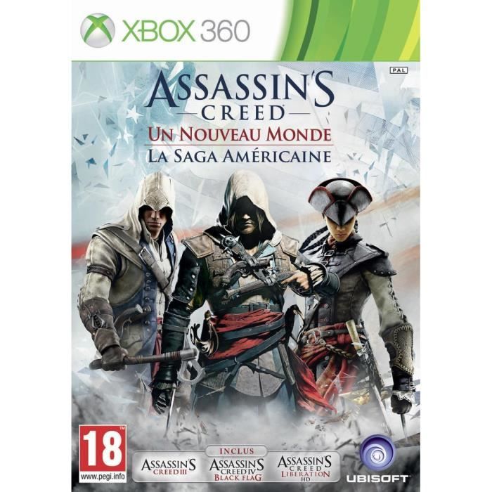 Compilation Assassin's Creed Saga Américaine X360