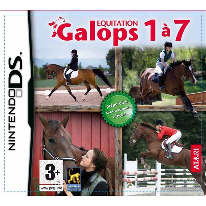 Atari Equitation : Galop 1 A 7 / Jeu Console Nintendo Ds
