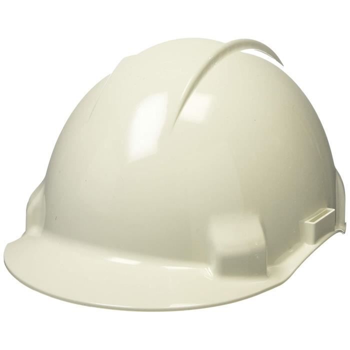 3M Casque de sécurité G3001 blanc, non ventilé, avec harnais à ...