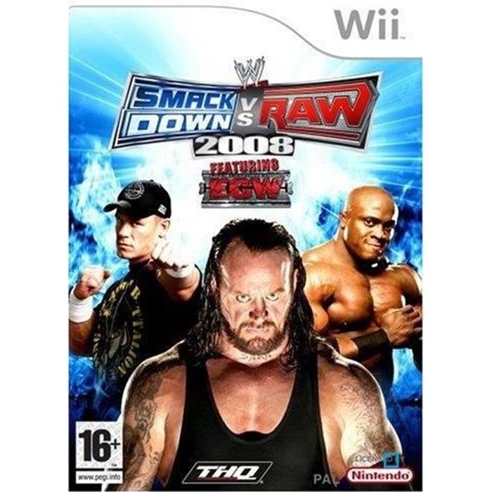 Wwe Smackdown Vs Raw 2008 / Jeu Console Wii