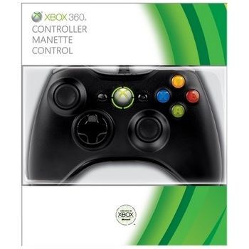 MICROSOFT Manette Filaire Noire Accessoire Xbox 360 