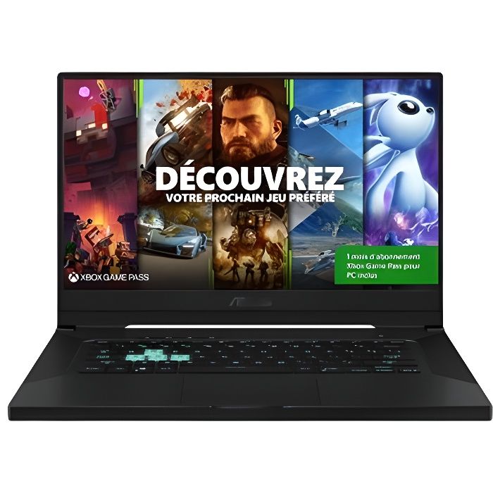 PC Portable Gaming Asus DASH TUF516PR HN033T 15.6- Intel Core i7 16 Go RAM 512 Go SSD Gris éclipse + 1 mois d abonnement Xbox