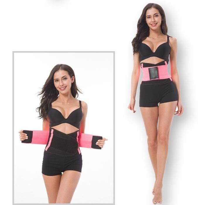 DoringIN-Ceinture de Force Ceinture corset,Rose clair 110*23cm.Ceinture lombaire, soutien dorsal inférieur Ceinture-Pour Fitness
