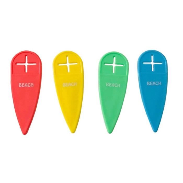 Clips pour serviettes de plage X4