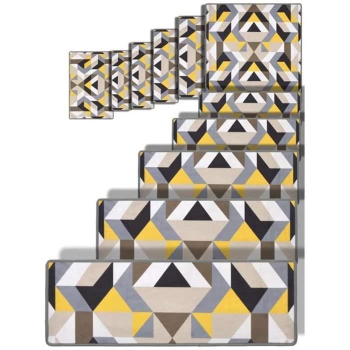 MARCHETTE ESCALIER HSBAIS 5 Ensemble Tapis Escalier, Confort & sécurité Marchettes d'escalier Antidérapante457