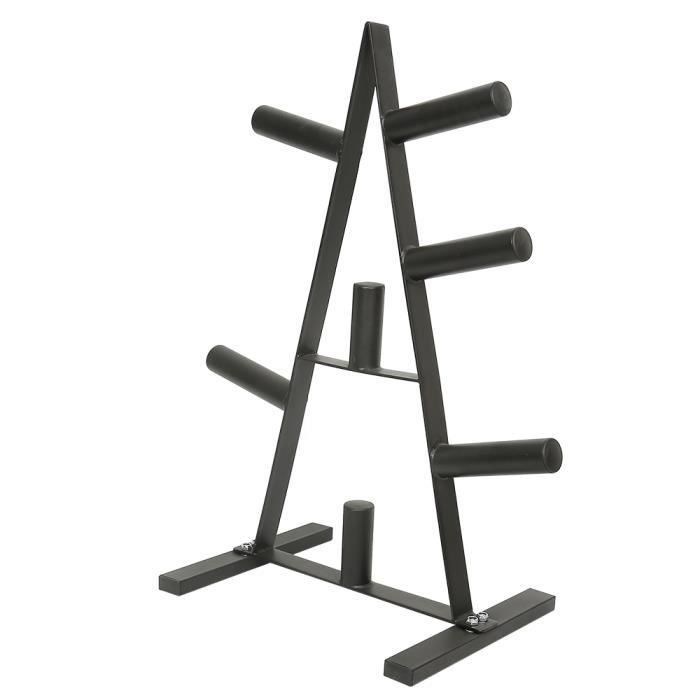 Support d'haltères pour appareils de fitness, capacité de charge 200 kg Support d'haltères, 52,5*39*92cm, noir