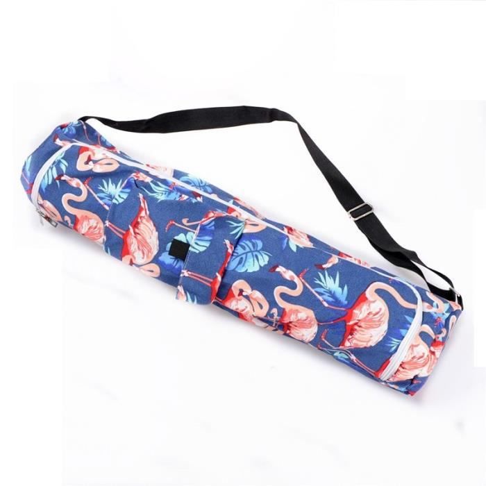 Tapis de sol,Sac de Yoga en toile, tapis de gymnastique, Pilates, sacoche à bandoulière simple pour moins de - Type Bleu profond