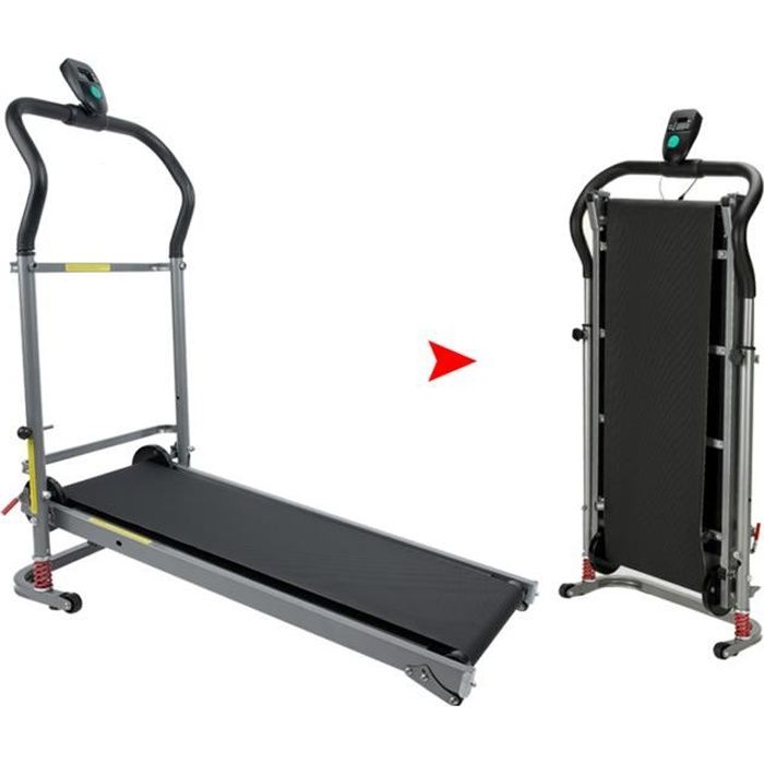 Tapis de Course Pliable Machine de Marche Fitness, Conception Professionnelle d'absorption des Chocs, Silencieux, Idéal pour Maison