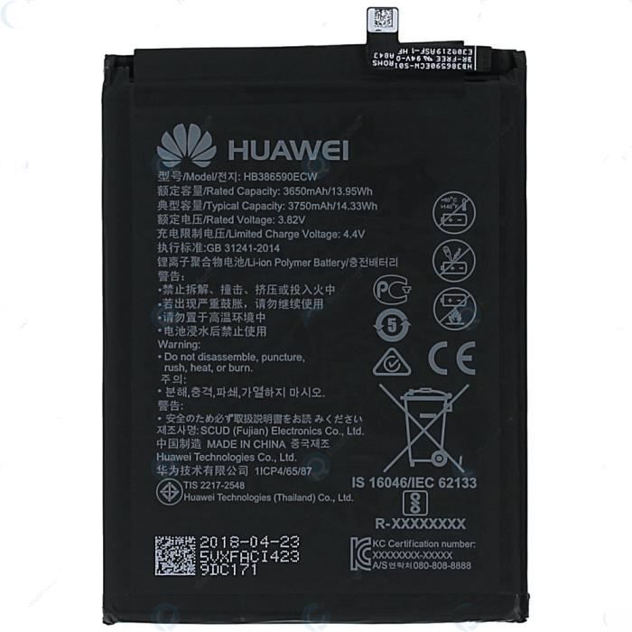Originale Batterie HB386590ECW Pour Honor 9X Lite