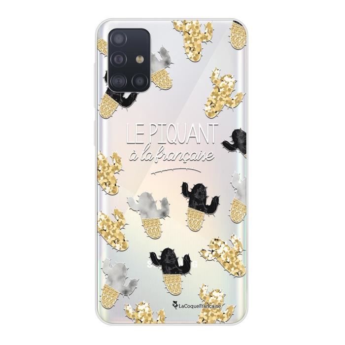 Coque Samsung Galaxy A71 360 intégrale transparente Piquant à la Française Ecriture Tendance Design La Coque Francaise.