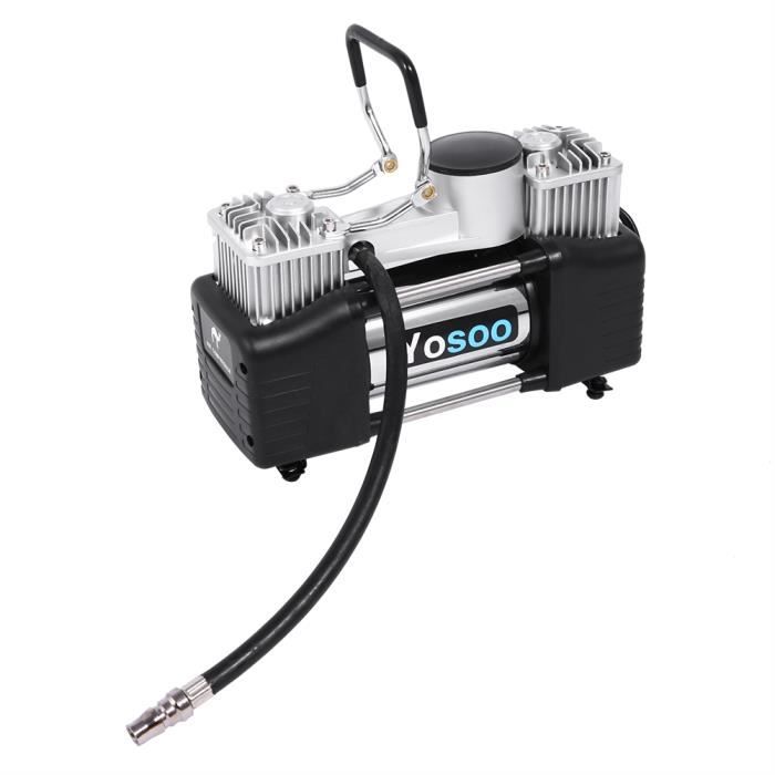 ✯Compresseur d'Air Portatif 12V, Gonfleur de Pneu de Voiture Électrique Pompe de Pneu Compresseur d'Air Allume-Cigare 15✯-HES