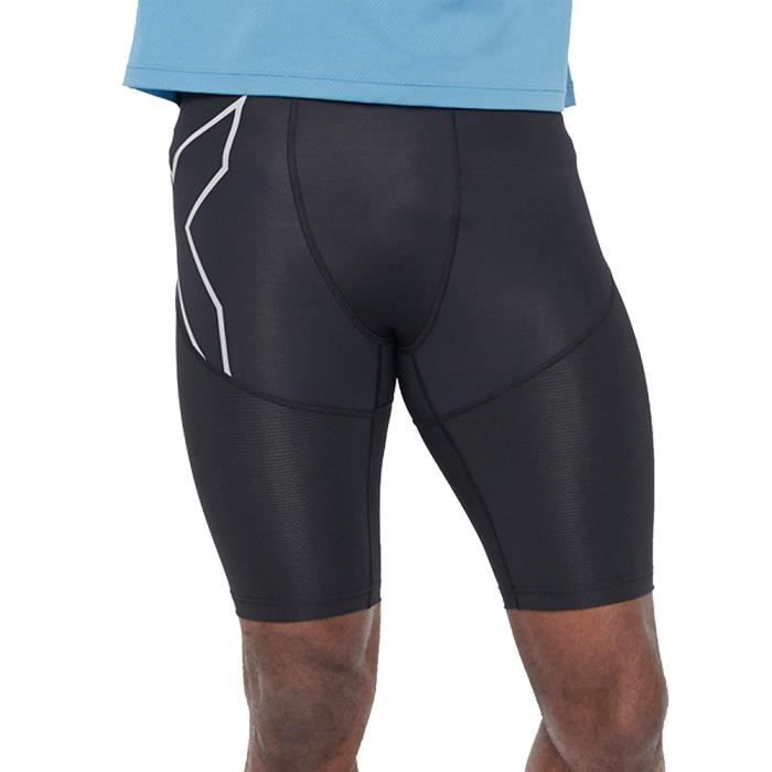 2XU Hommes Run Dash Compression Short Bermuda Sport Pants Trousers Bas De
