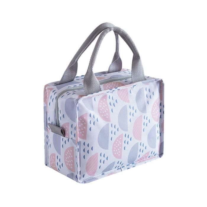 1pc sac à lunch isolant portable de support de conteneur de stockage de déjeuner GLACIERE - SAC ISOTHERME - ACCUMULATEUR DE FROID