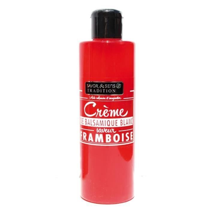 Crème balsamique blanc saveur framboise - 200 mL