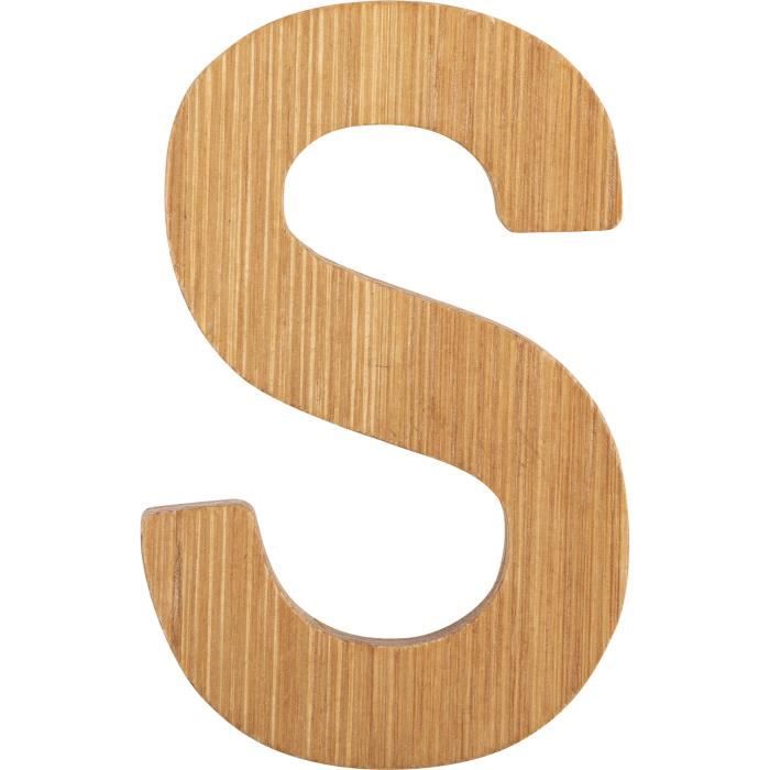 Small Foot 12072 - Lettres alphabet en bambou S
