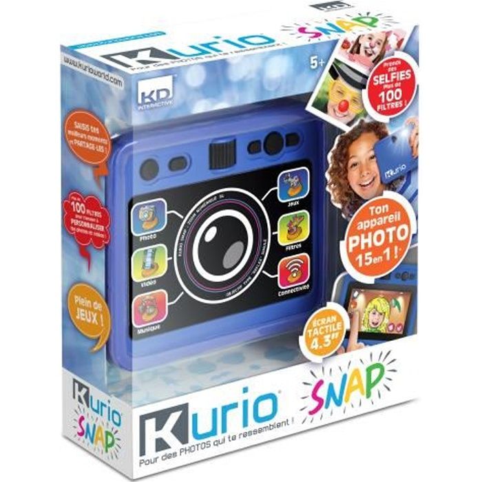 KURIO SNAP Appareil Photos et Selfies - bleu