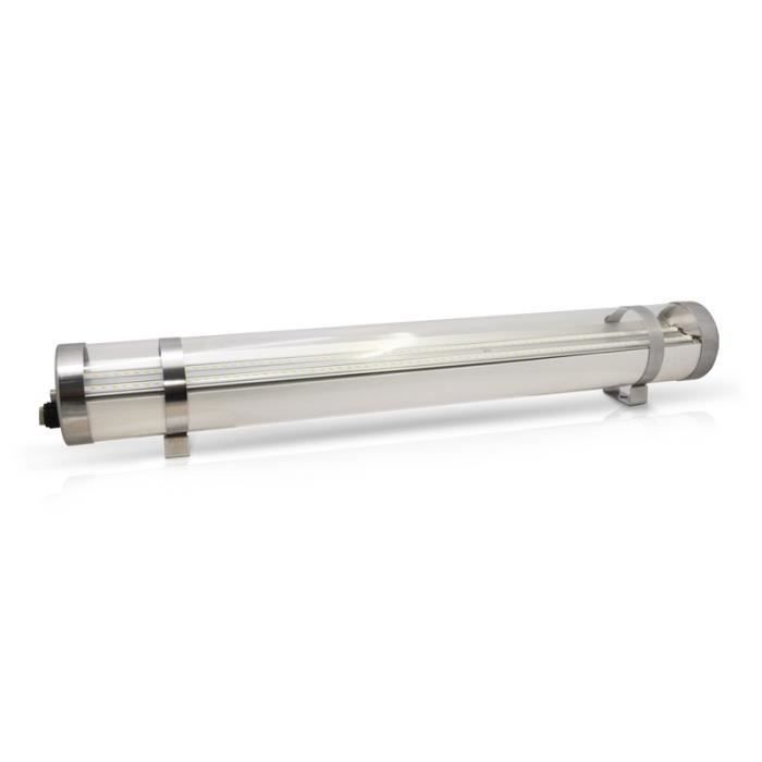 TUBULAIRE LED INTEGRE CLAIRE 4000°K 40W IP67 IK10 1200*80 5200LM TRAV