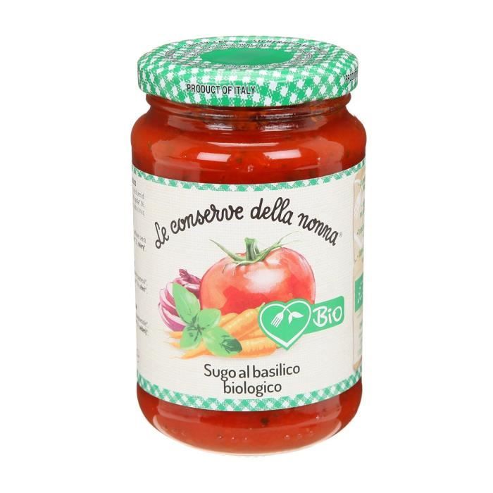 Sauce tomate au basilic bio - 350 g
