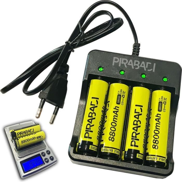 Afenau Lot De 4 Batteries RC 1000 MAh 3,7 V - 3 7 V - Batterie Li-ion