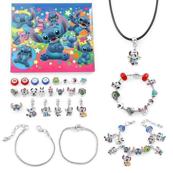 Calendrier De L'Avent Bijoux 2025 – 24 Surprises (Colliers, Bracelets, Boucles D'Oreilles) – Cadeau De Noël Femme