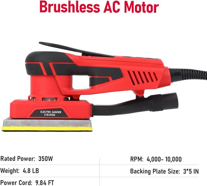 Ponceuse Orbitale 350W DOVAMAN - 6 Vitesses