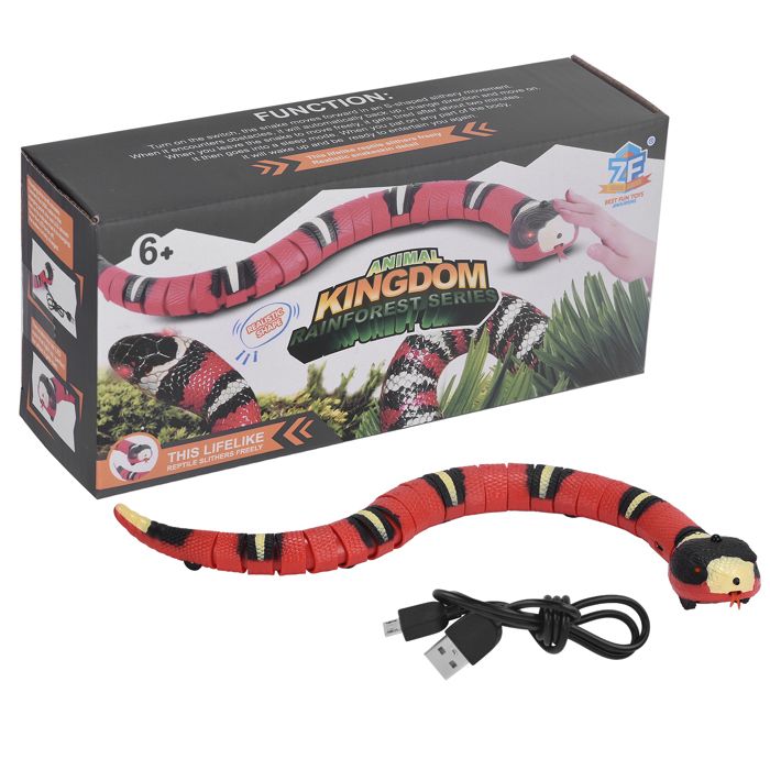 Comparer les prix de Jouet de Serpent pour Chats, Jouet Interactif pour Animaux de Compagnie, Jouet de Serpent de Simulation 3D Intelligente