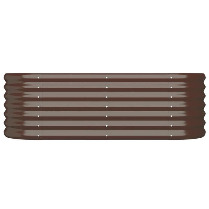 Remise Lit surélevé de jardin - SUMMER - acier enduit de poudre marron JILIMAISON2025 18059484