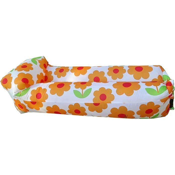 Canapé Gonflable Mockins I-121 – Idéal Pour Camping, Plage Et Détente, Couleur Bleue
