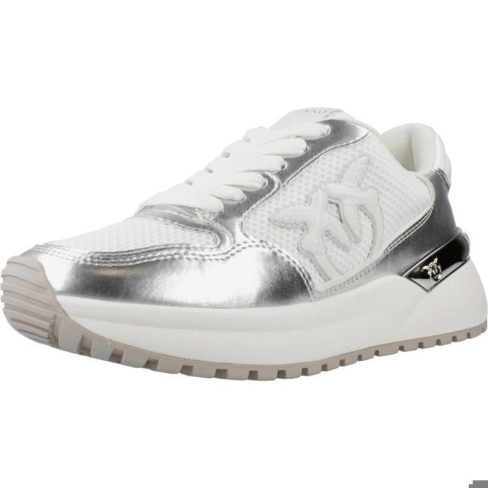 pinko Sport > Zapatillas Mujer Modèle Chaussure Pinko Modèle Ss0055 E021 - Coleur Argent