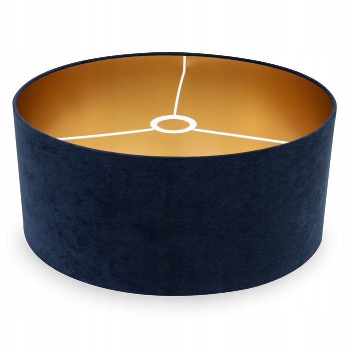 Abat-jour Cylindre - Light-Home - MEDIOLAN 2360/44/Z - Velours Doré - 44 cm