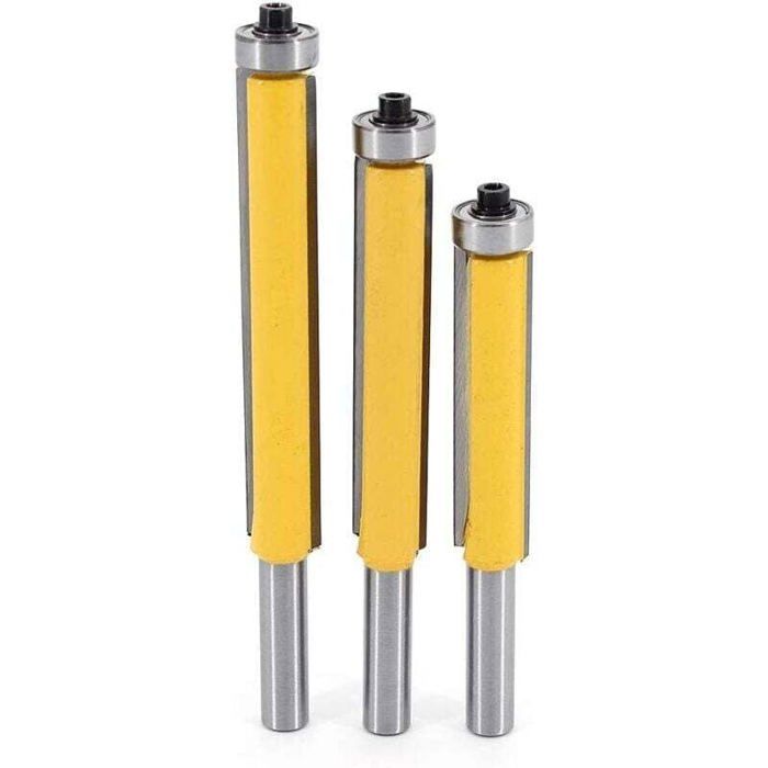 Fraise à Copier 8 Mm - Lot De 4 Pièces - Carbure - Pour Menuiserie & Bricolage
