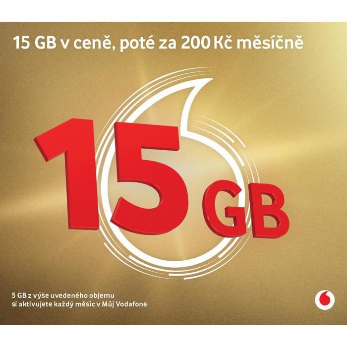Carte SIM or de Vodafone