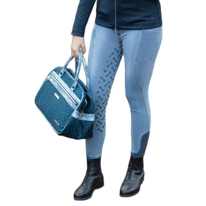 Pantalon équitation full grip femme Harrys Horse Just Ride Retro - lichtblauw Pantalon équitation full grip femme Harrys Horse Just Ride Retro - lichtblauw