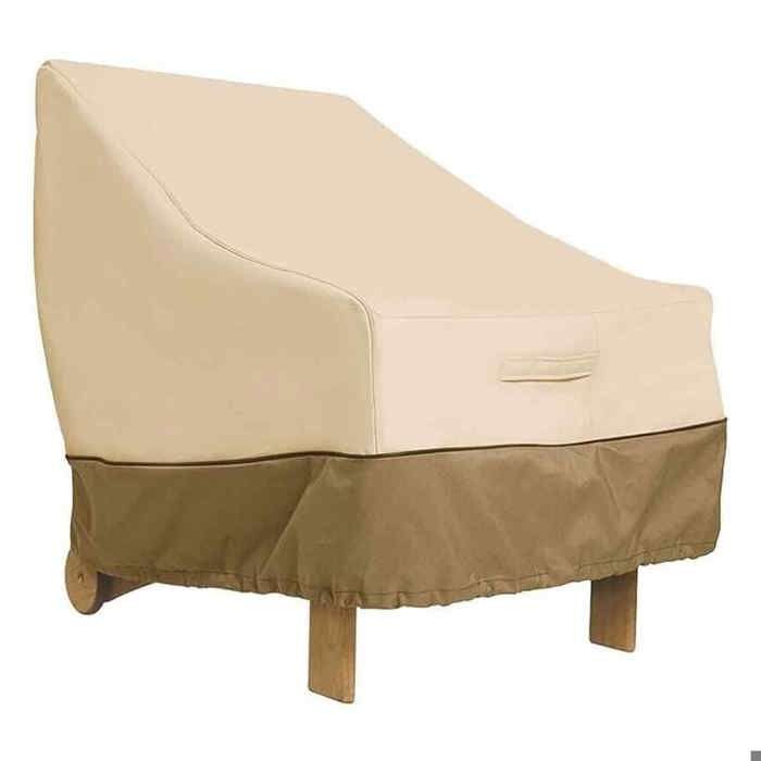 Housse de Protection pour Fauteuil Exterieur Jardin Housse de Protection pour Chaise Tissu Oxford 210D Etranche Bache Fauteuil