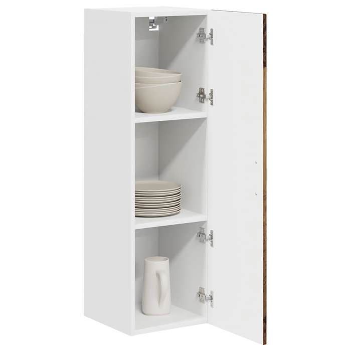 Bon marché *Panneau de Lave-Vaisselle Kalmar Bois Ancien 30 x 31 x 100 cm avec façade lave-vaisselle coordonnée pour Cuisine 50928