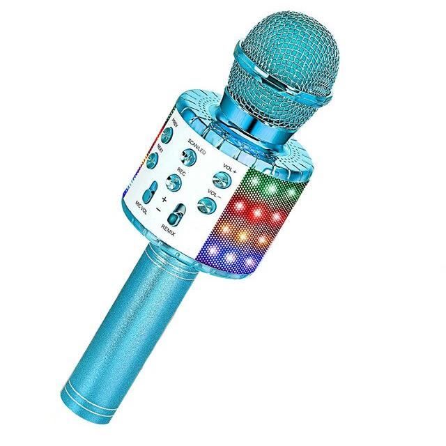 Paw Patrol Mini Haut-Parleur Karaoké LED Bluetooth Avec Micro - Lumières Bleues