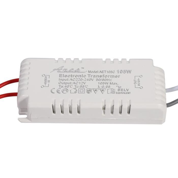 TRANSFORMATEUR ÉLECTRONIQUE HALOGÈNE xénon stable et efficace AC12V entrée A EUR 8,57 - FR TRANSFORMATEUR ÉLECTRONIQUE HALOGÈNE xénon stable et efficace AC12V entrée A EUR 8,57 - FR