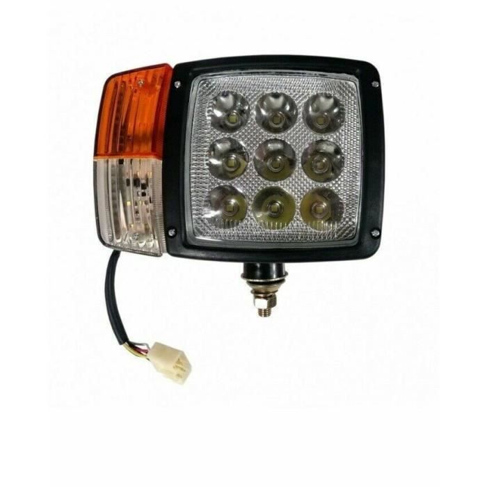 9 LED Phare Avant + Indicateur Droit Cable Avec Prise 4 Broches