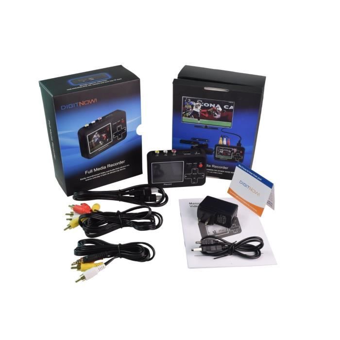 DigitNow!Convertisseur VHS/Cassettes vers numérique, capturez vidéo de