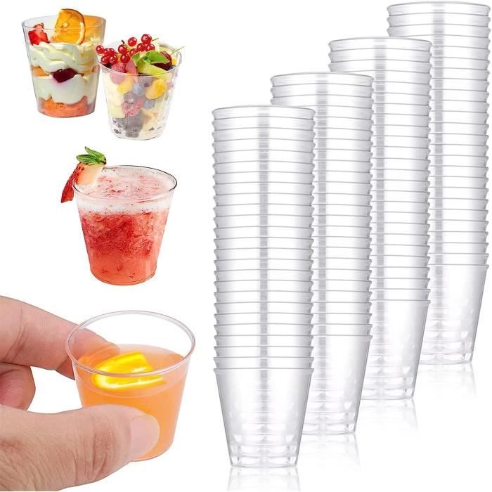 KEILEOHO Lot De 500 Verres à Liqueur En Plastique De 30 Ml - En