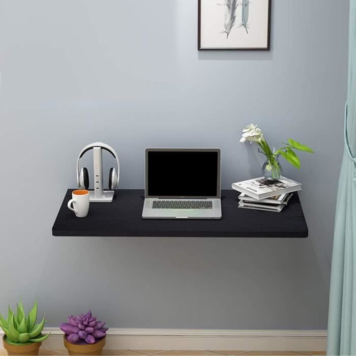 Table Murale Pliable En Bois De Pin - Dimensions Personnalisables (50 à 120 Cm) - Économie D'Espace - 4